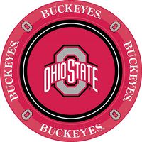 Collegiate 9" Plates Ohio State Package of 8