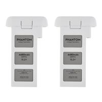 DJI Phantom 3 Quadcopter Drone 4480mah Intelligent Flight Battery 2-Pack Bundle
