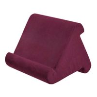 luckycyc Multi-Angle Pillow Pad,Multi-Angle Soft Pillow Pad Stand Triangular Folding Tablet Reading Bracket for Tablet Phone,29×27×22cm.