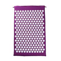 Festnight Health Care Yoga Mat Acupressure Mat Relieve Stress Pain Acupuncture Massage Mat Cushion with Pillow