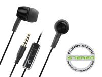 Moto X "Pure Model" Black High Fidelity Stereo Headphones With Hands Free Microphone And Send/Answer/End Button (Button Function May Varies by Phone)