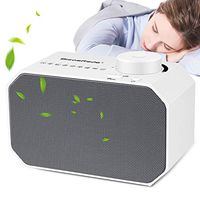 White Noise Machine, BizoeRade Sound Machine with Non-Looping Soothing Sounds and Sleep Timer Function Professional for Sleeping and Relaxation - Suitable for Baby Kids and Adults