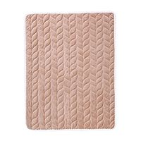 Liveinu Plush Fleece Incontinence Underpads Waterproof Reusable Incontinence Bed Pad Washable Incontinence Underpads 8 Cups Absorbency Mattress Protector for Adults, Kids and Pets Brown 35"x70"