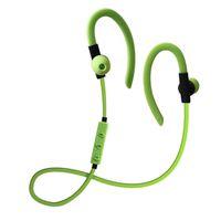 GBSELL New Bluetooth Ear Hook Wireless Sports Jogging Stereo Waterproof Headset Earphone (Green)