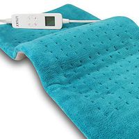 Heating Pad for Pain Relief, FDA Approved, XL King Size Soft Touch, Electric 6 Heat Setting with Auto Off, Moist Heat Therapy Option for Neck Back Shoulder, 12" X 24"