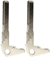 KeylessOption Replacement Keyless Entry Remote Car Key Fob Smart Shell Case Valet Insert For Mercedes (Pack of 2)