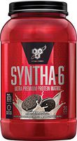 BSN SYNTHA-6 Whey Protein Powder, Micellar Casein, Milk Protein Isolate Powder, Cookies and Cream, 28 Servings (Package May Vary)
