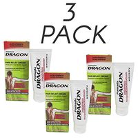 Pomada Dragon. Pain Relief Cream. Fast Acting. Analgesic for Muscles and Joints Associated with Simple Backache, Arthritis, Strains, Bruises, and Sprains. 2 Oz. Pack of 3
