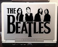 YourChoiceDecals The Beatles beautiful silhouette car truck laptop window decal sticker 8x5 inches black