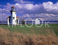 Hi-Look Microfiber Cleaning Cloth - Point Robinson Lighthouse, Washington