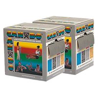 CanDo 100 Yard Roll Band Twin-Paks, XX-Heavy, Latex, Silver