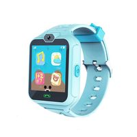 HelloPet Q30 Kid Waterproof Smart Watch Camera SOS Flashlight Anti Lost Cell Phone SmartWatch (Blue)