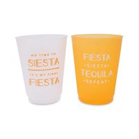 Final Fiesta Bachelorette Party Cups by Stag & Hen | 15 Pack With Bonus Cup For The Bride | 16 oz. | Fiesta Bachelorette Party Cups, Decorations, Supplies