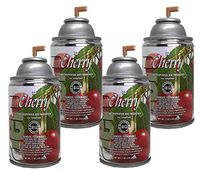 Automatic Spray Metered Air Freshener, Cherry, 7 oz Can, Box of 4
