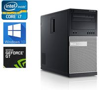 Dell Gaming Optiplex 990 Mini-Tower Computer, Intel Core i7 upto 3.8GHz CPU, 16GB DDR3 Memory,New 250GB SSD + 1TB HDD, WiFi, Windows 10 Pro, Nvidia GT710 2GB, (Renewed)