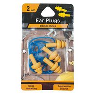 Jacent Silicone Noise Cancelling Corded Ear Plugs, 2 Sets per Pack - 1 Pack