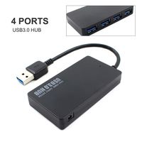 XKSIKjian's Travel Plug Adapter - Voltage Converter, 4 Speed Port USB 3.0 Multi Hub Splitter Expansion Cable for PC Laptop International Chargers