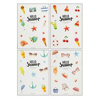 Cupcinu Spiral Notebook Journal 4-pack Subject College Ruled Spiral Bound Notebooks Cute School Notebooks for School Office 20.6cmX13.7cm