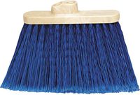 Carlisle 3687314 Flo-Pac Wide Duo Sweep Polypropylene Flagged Light Industrial Broom Head, 7" Trim x 13" Width Bristle, 9" Overall Length, Blue (Pack of 12)