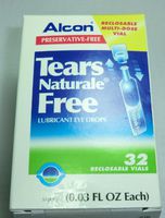 Alcon Tears Naturale Free Lubricant Eye Drops, 32 Single-use Vials
