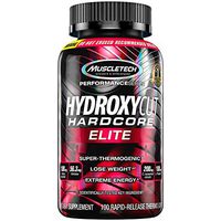 Hydroxycut Hardcore Elite 100mg Coleus Forskohlii, 56.3mg Yohimbe, 200mg Green Coffee, 100mg L-Theanin, 2 Bottles (100 Count)