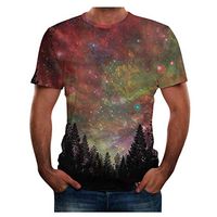 Litetao 4XL Multicolor 685240 (Men's Solid Crew Neck Short Sleeve Pocket T-Shirt 3D Graphic Casual Summer Tee Tank Tops for Gym Training Jogging)