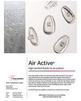 1 Pair Air Active Comfort Nose Pads High Quality German Made Push in 15mm