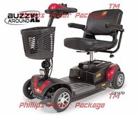 Buzzaround XL 4 Wheel Mobility Scooter - PHILLIPS POWER PACKAGE TM - TO $500 VALUE