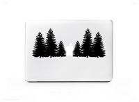 Hiding Forest Trees Sticker Decal For MacBook Pro, PC, Laptop, Window, Car, or Wall