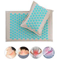 DNDN Lotus Acupuncture Therapy Yoga Mat, Acupressure Mat, Acupoint Acupressure Mat, Fitness Massage Cushion Pin Pad for Back and Neck Pain Sciatic Pain