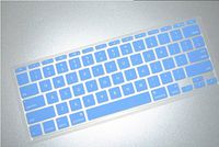 HQF Silicone Laptop Keyboard Cover - Soft Rubber Keyboard Skin Protector for MacBook Air 11"(Sky Blue)