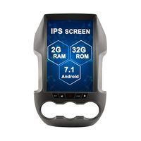 Flyunice 12.1 Inch IPS Vertical Screen Tesla Style Android 7.1 Touch Screen Car Stereo Radio GPS Navigation for Ford Ford Ranger F250 2011 Up Headunit Multimedia Bluetooth WiFi 4G