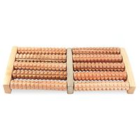 Wood Acupressure Roller Foot Massage Stress Relief, 5 Wooden Rollers
