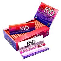 25 Booklets"Sunset Ocean" 1 1/4 Size 77mm Hemp Cigarette Tobacco Rolling Papers 1000 Leaves RYO