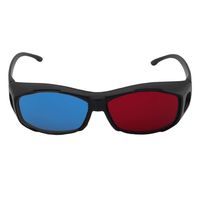creatYspace-US Universal Type 3D Glasses TV Movie Dimensional Anaglyph Video Frame 3D Vision Glasses DVD Game Glass Red and Blue Color