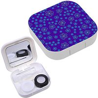 Portable Contact Lens Case Box Travel Kit Mirror + Bottle + Tweezers Container Holder [ New Color ]