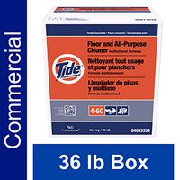 Floor and All-Purpose Cleaner from Tide Professional, Bulk Multi-Surface Powder for Floors and Walls, Commercial Use, Phosphate Free, 36 lb. Box