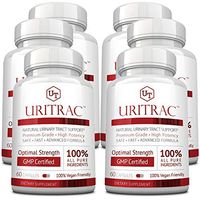Uritrac -Soothe Painful UTI Symptoms - Cranberry and Lingonberry All Natural - 6 Bottles Supply