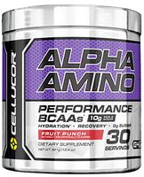Cellucor Alpha Amino Acids Supplements with BCAA Powder, Fruit Punch, 13.54 Ounce 30 Servings