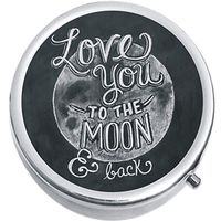 Love You to The Moon and Back Medicine Pill Box