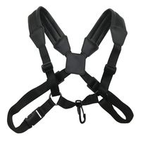 WISHAVE Saxophone Strap Soft Leather Padded Sax Shoulder Harness Alto Baritone Tenor
