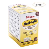 Medique Medi-Lyte Electrolyte Replacement Tablets, 2 Packs of 250 Tablets (Thrее Расk)