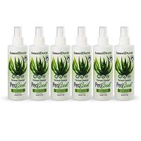 AmeriDerm Premium Perineal Cleanser with AloeVera | PH Balanced Personal Cleansing Spray | Eliminates Odors & Nourishes Perineum Skin | Convenient & Hypoallergenic No Rinse Formula | 6 x 8oz Bottles
