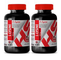 L-lysine - 500 MG L-LYSINE - Maintenance of Muscle-Tissue (2 Bottles)