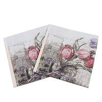 13x13Inch Architecture Style Disposable Tissue Napkins Pack-Paper Napkins Decorative-Paper Napkins Decorative 100 count-Paper Napkins for Tea Party-Paper Napkins for Wedding Reception Dining (20)