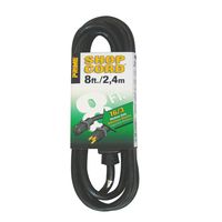 Prime Wire & Cable EC502608 8-Feet 16/3 Sjtw Indoor and Outdoor Extension Cord, Black