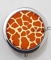 BlackKey Giraffe Pattern 3-Compartment Decorative Pocket Gift Box Case Organizer for Pill, Color 1 -1325