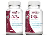 CoQ10 Ubiquinone 200mg (60-Day Supply) - Promotes Increased Cell Energy & Protection; Supports Heart, Immune & Nervous System Health | Vegan-Friendly Ingredients