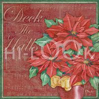 Hi-Look Microfiber Cleaning Cloth - Holiday Decorations - Pointsetta