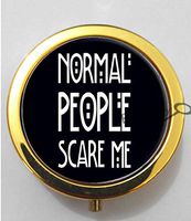 BlackKey Normal People Scare Me 3-Compartment Decorative Pocket Gift Box Case Organizer for Pill, Color 2 -28